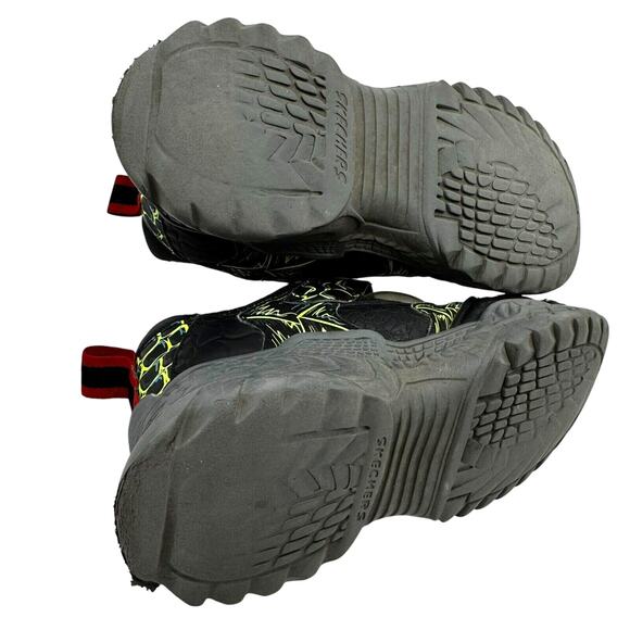 SKECHERS Boys Kids Size 4 Sketch-o Saurus Black Dinosaur‎ Dragon Sneakers shoes - Picture 8 of 8